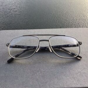 Lacoste Aviator Double Bridge Full Rim Eyeglasses Mens L2302 045 XL Excellent